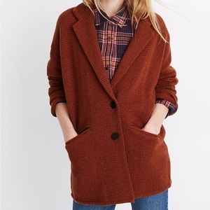 madewell Textured Blazer Sweater Jacket
